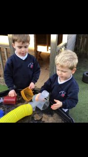 Reception had a busy first day back. ☀️